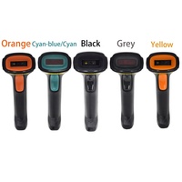 Escáner de Código de Barras Inalámbrico USB 2D de Mano, Disponible en Varios Colores, para Comercio Minorista y Almacenes