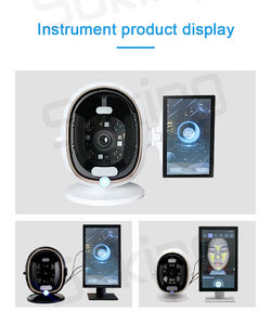 8 में 1 त्वचा स्वास्थ्य विश्लेषण मशीन 3 डी नमी के लिए चेहरे का पता लगाने का विश्लेषण 8 स्पेक्ट्रम उपकरण - Product Image 4