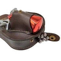 Sac de rangement pour lance-pierre, chasse en plein air, sac de ceinture en acier pour billes, sac de ceinture en cuir pour lance-pierre, accessoires de tir