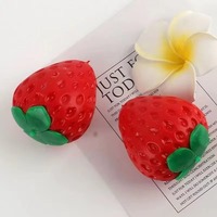 Juguete Blandito de Fresa Simulada de Rebote Lento, Juguete Antiestrés Nedoh de Rebote Lento para Niños