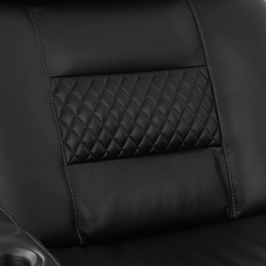 Mulujky — meuble électrique une seule siège en cuir, pour Home cinéma, canapé inclinable, avec porte-gobelet et Table pivotante - Product Image 4