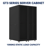 Armoire serveur haute performance Otrans 42U robuste 19 pouces, rack réseau en acier SPCC avec porte perforée, PDU avancé, compartiment de stockage