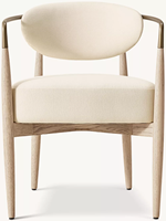 Chaise de salle à manger familiale au design contemporain et épuré, avec cadre large et confortable, forme atmosphérique, idéale pour le quotidien