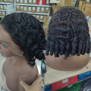 Nuevo Estilo de Cabello Virgen Fumi Pixie Rizado en Paquetes, Doble Trama, Alta Calidad, Largo y Elástico, Pelucas Rizadas de Vietnam - Product Image 4