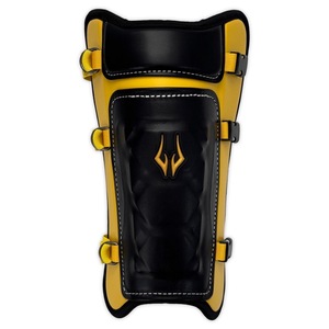 Protector de Pierna de Béisbol Profesional Personalizable To the Moon con Protección Integrada para el Pie, Protector de Espinilla para Bateadores Adultos, de Cuero, para Entrenamiento - Product Image 1