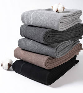 Collants de maternité automne hiver coton épaissi bande verticale soutien Abdominal collants réglables Leggings de <span class=keywords><strong>grossesse</strong></span> - Product Image 3