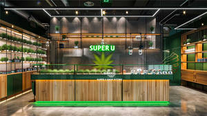 Personalizado Grow Wape Vitrina Tabaco Diseño de muebles de madera dispensario médico Gabinete Vitrina Exhibición de vidrio Mostrador de tienda de humo - Product Image 5