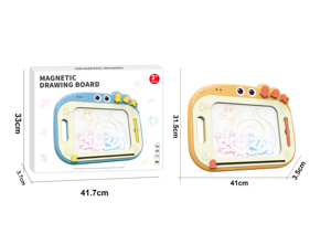 Giocattoli Educativi per Bambini Lavagna Magnetica per Imparare a Scrivere Disegnare Arte Pittura Rana Dinosauro - Product Image 3