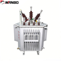 Transformateur Wanbo-75 630kVA-2500kVA 33kV/11kV vers 400V, équipement de sous-station hermétique, tension personnalisée