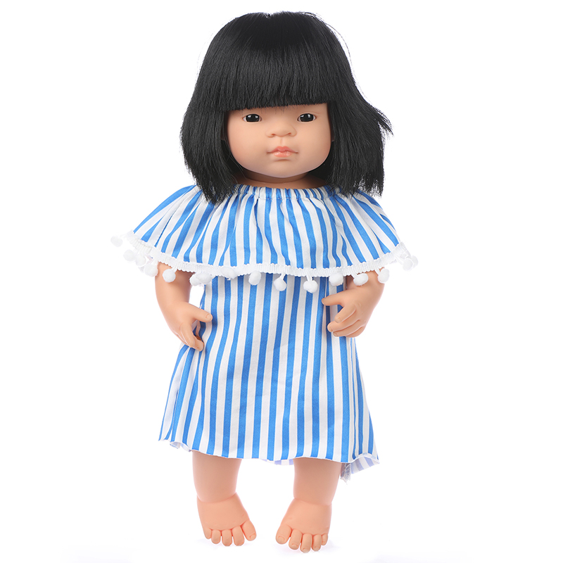 Кукла ручной работы, модное летнее платье в полоску для вечеринки, платье принцессы, милое платье для кукол, одежда, платье, одежда
