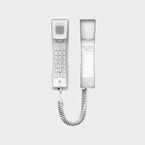 Téléphone IP mural pour salle <span class=keywords><strong>de</strong></span> bain d'hôtel Fanvil H2U nouveau modèle avec numéro à 10 vitesses 2 lignes SIP Support réseau POE - Product Image 4