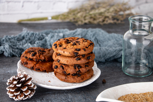 72g sô cô la tươi nướng đôi bánh quy giòn ngọt không đường và bánh quy trong hộp hoặc túi - Product Image 4