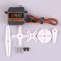 Servomoteur analogique à engrenages métalliques Emax ES09MD à double roulement, servos spécifiques pour voitures RC, hélicoptères, bateaux, avions, accessoires