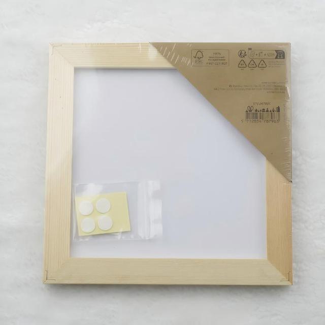 Canvas Floater Frames Set 50x50 cm Picture Frame Set Floating Frame Set for Art Supplies