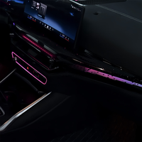 Lumière d'ambiance pour voiture, 64 couleurs, style cristal, symphonie arc-en-ciel pour BMW Série 3 G20 2020-2026, accessoires LED, décoration intérieure