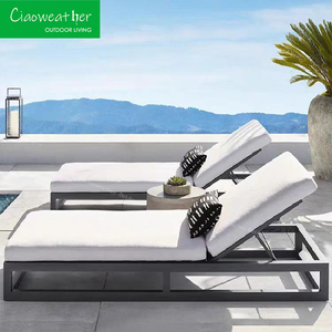 Sillón de ocio al aire libre <span class=keywords><strong>cama</strong></span> de madera Villa Hotel jardín sol salón <span class=keywords><strong>terraza</strong></span> piscina sillón - Product Image 2