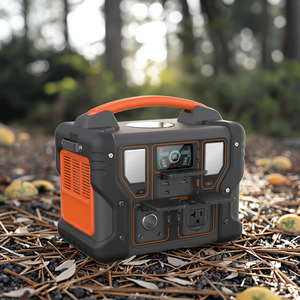 Générateur solaire portable 500 W avec batterie au lithium 499,5 Wh pour la maison et l'extérieur, station d'alimentation portable 500 W avec lumière LED - Product Image 6