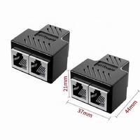Connecteur de câble téléphonique RJ11 6P6C femelle-femelle, répartiteur 1 vers 2, 3 ports, connexion PCB, vente en gros d'usine