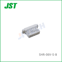 Connecteur fil-circuit imprimé automobile JST série SH, pas de 1,0 mm, boîtier en alliage de cuivre -06V-S-B 6 broches