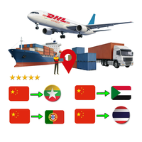 Service de livraison express DHL DDP porte-à-porte pas cher de Chine vers l'Amérique du Sud Brésil Chili Argentine Transitaire