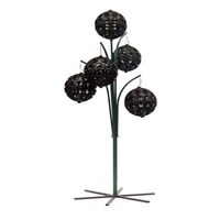 Pot de fleurs vertical hydroponique SOL noir écologique avec trou de drainage, auto-arrosant, durable, léger et moderne