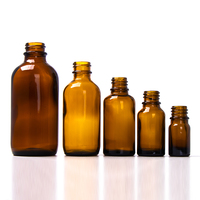 Compte-gouttes en verre ambré, bouteille d'huile essentielle, compte-gouttes 30 ml