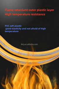Tuyau de gaz flexible en PVC haute pression tressé en fil d'acier inoxydable 304, durable, 1,5m-2m, norme nationale, usage industriel - Product Image 5