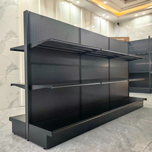 رفوف سوبر ماركت فولاذية حديثة على طراز لوزيير، رفوف جوندولا مزدوجة الجوانب شديدة التحمل للسوق الأمريكي للبيع - Product Image 5