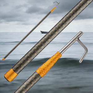 Gancho Telescópico para Barco de Fibra de Carbono de Alta Calidad de DUSHI Manufacturers, Gancho Telescópico para Barco, Poste Telescópico de Fibra de Carbono - Product Image 1
