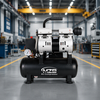 Mini compresseur d'air 9L silencieux et sans huile, vente chaude en usine