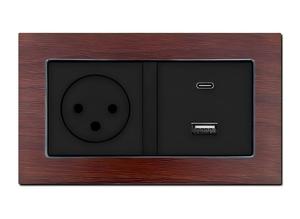 Interruptor de Pared Moderno con 1 Botón Táctil de 1 Vía, 10A 240V, Toma de Corriente, Puertos USB Tipo C, Panel de PC Smart Life - Product Image 5