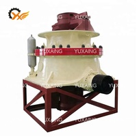 Trituradora de Cono de Resorte Serie PY de Alta Eficiencia para Mineral de Hierro y Manganeso, Marca Yuxiang, con Motor AC y Rodamientos Automáticos
