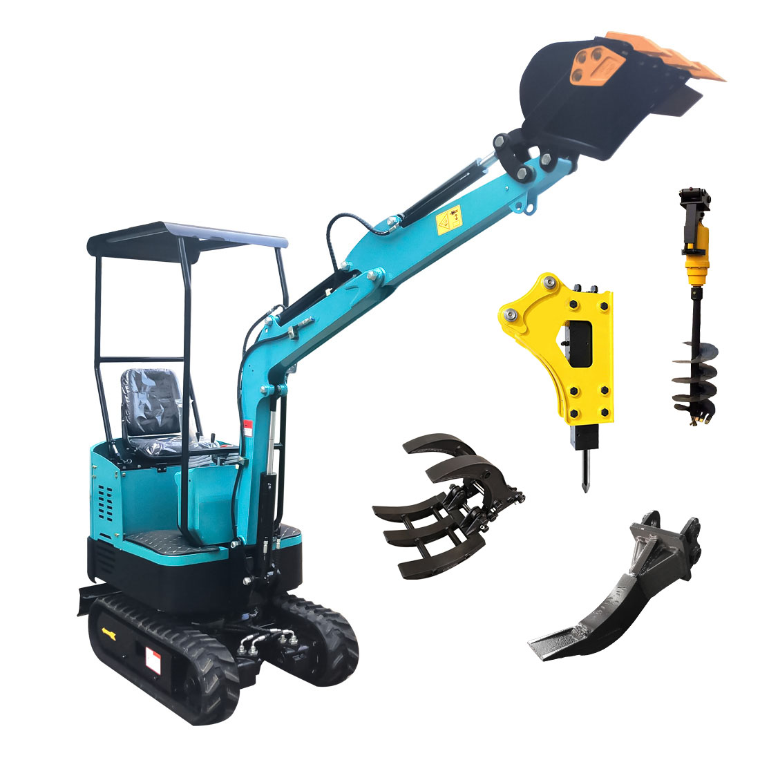 ミニ掘削機 青と黒 1/50 専用 壮大でよくデザインされた小さい掘る機械 -Alibaba.com