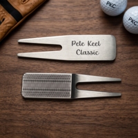 Outil de réparation de divots de golf en alliage de zinc, émail souple, logo personnalisé gravé, écologique, durable, fourche de golf moulée sous pression – Vente chaude
