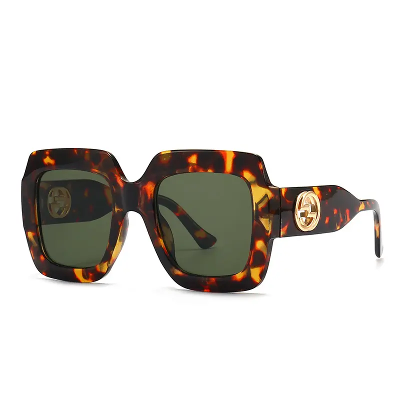 YB21095 popular de moda de gafas de sol de las mujeres diseñador Plaza gafas tonos anti-UV venta al por mayor