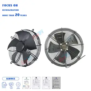 China Factory OEM External Rotor Motor Axial Flow Fan Wall Mounted Air Cooler Condensing Ventilation