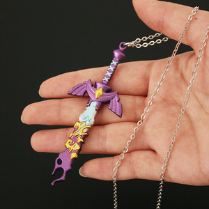 Juegos Lágrimas del Reino Escudo de Boomerang Espada Maestra Mini Arma Espada La Leyenda de Zelda Llavero - Product Image 4