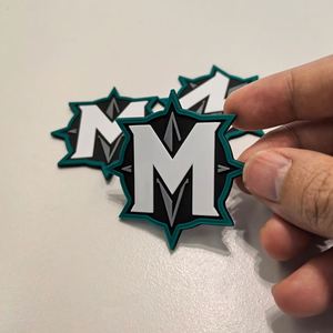 Custom 3D Soft PVC Hat logo Heat Embossing Custom PVC Iron in Patches Rubber Patches for <b>Sewing</b> Embossed Silicone Patch - Product Image 3