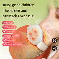 Ceinture de ventre multifonctionnelle pour bébé avec 42 ℃ de chaleur extraits d'herbes sangle réglable masseur abdominal cadeau pour les mamans