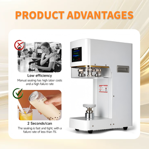 Chai PET có thể niêm phong máy nhôm có thể niêm phong máy Soda bia nước trái cây có thể niêm phong máy - Product Image 2