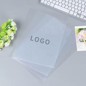 Carpeta de Bolsillo en Forma de L Personalizada A4 de PP con Logotipo Personalizado, Organizador de Documentos Transparente para Oficina, Artículos de Papelería, Regalos Promocionales - Product Image 2
