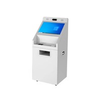 Printer laporan pemeriksaan radiologi Rumah Sakit Terminal layanan mandiri mesin All-in-one SDK dalam ruangan mendukung kapasitif 10 titik