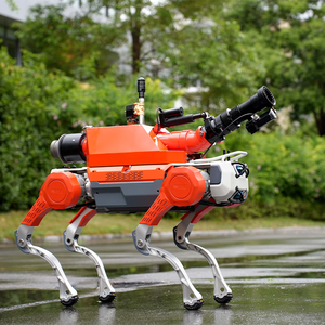 <span class=keywords><strong>Robot</strong></span> quadrupède de surveillance incendie en alliage d'aluminium IP65 pour la lutte contre les incendies en intérieur/extérieur, module de communication 4G/WIFI - Product Image 2