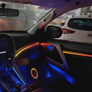 Đèn nội thất động SJC cho Mitsubishi Pajero nâng cấp 64 màu sắc cầu vồng <span class=keywords><strong>LED</strong></span> ánh sáng xung quanh 12V 3-5W các mẫu 2016-2022 - Product Image 2