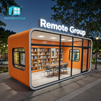 Casa Contenedor Remota, Casas Prefabricadas, Mini Casa Portátil, Cabaña Apple, Casa Modular, Dormitorios Móviles, Espacio para Dormir y Vivir