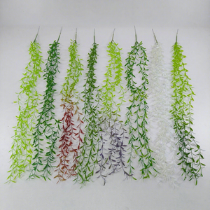 Drea พวงมาลัยไอวี่เทียมสำหรับตกแต่งบ้านและสวน, เถาวัลย์ใบไม้สีเขียว - Product Image 6