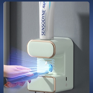 Nuevo Dispensador de Pasta de Dientes Automático Inteligente Montado en la Pared con Soporte para Cepillos de Dientes y Esterilizador, Accesorios de Baño - Product Image 6