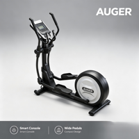 Appareil elliptique commercial AUGER à entraînement arrière, cross-trainer à faible impact, équipement de fitness cardio complet pour la gym AUGER