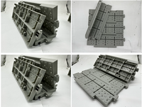 Dalles de protection de gazon modulaires portables en PP haute résistance pour terrains gazonnés