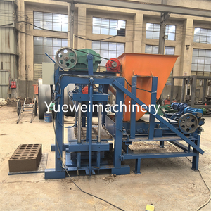 Machine à fabriquer des blocs creux en béton YUEWEI Henan à bas prix avec moule à engrenages et roulement, semi-automatique, électrique, personnalisable, garantie de 3 ans - Product Image 4